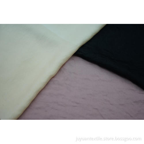 Polyester Composite with Sea Island Yarn Hammered Satin